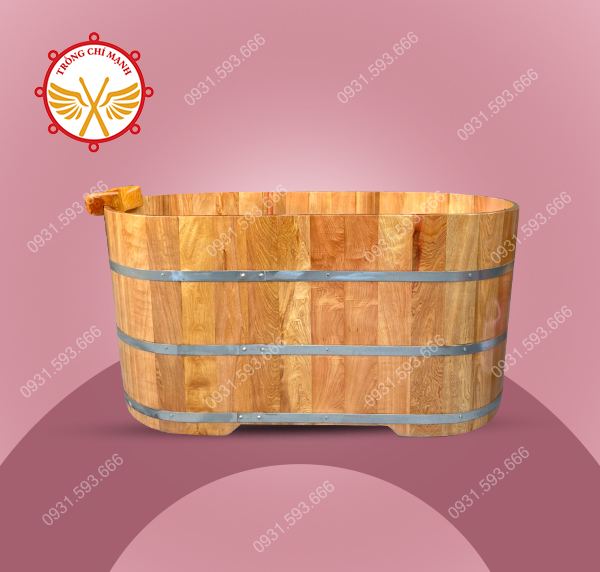 Bồn tắm gỗ Pơmu cao cấp bán chạy nhất | Thùng Gỗ Vip Chí Mạnh 