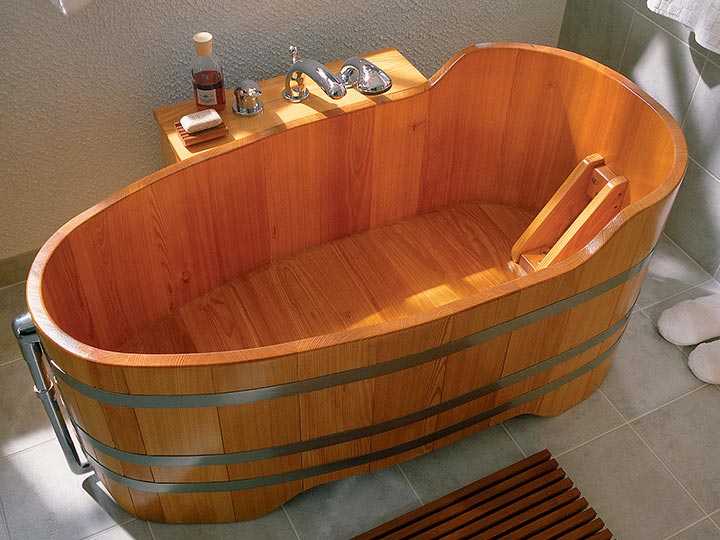 Cách sử dụng bồn tắm gỗ