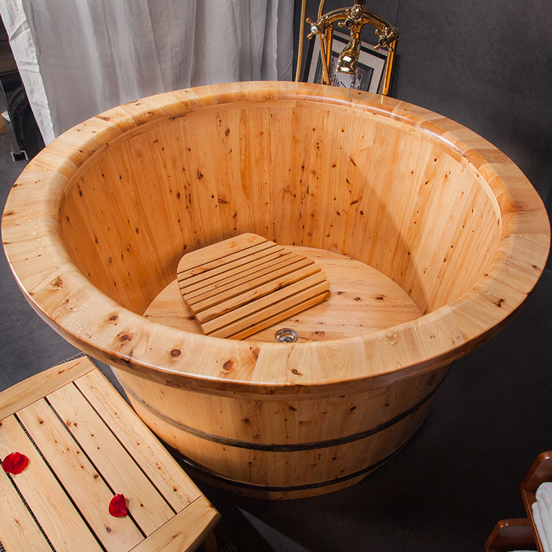 Bồn tắm gỗ tròn spa cao cấp giá rẻ | Trống Chí Mạnh
