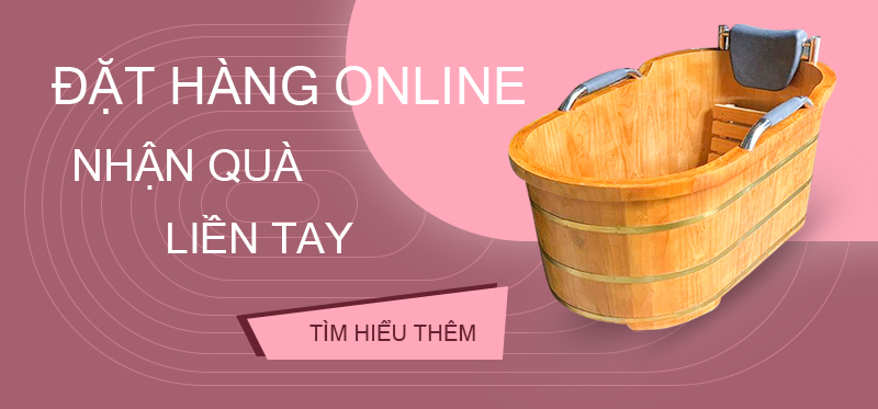 Đặt mua bồn tắm gỗ online giá tốt kèm ưu đãi | Trống Chí Mạnh