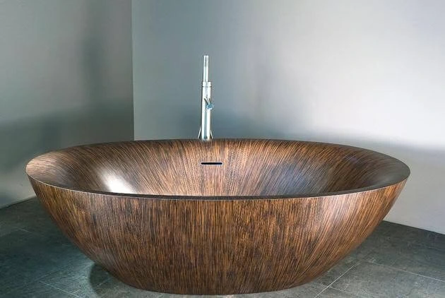 Bồn tắm gỗ tròn cao cấp dùng trong khách sạn